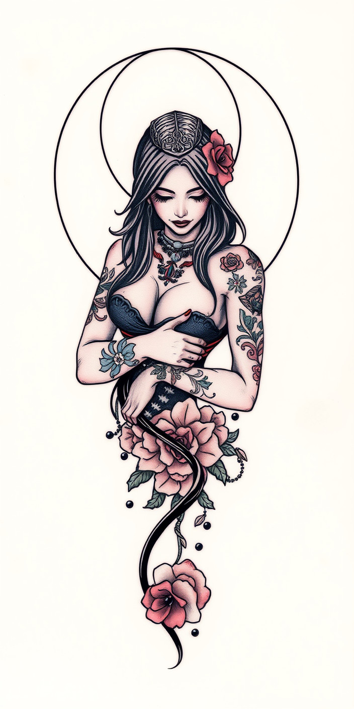 Tattoo 5 Phone Wallpaper