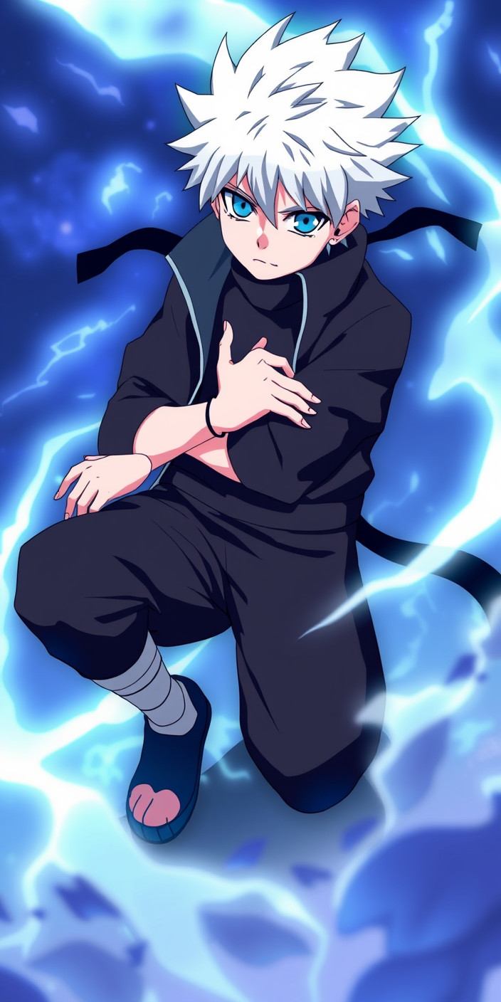 Killua 4 Phone Wallpaper