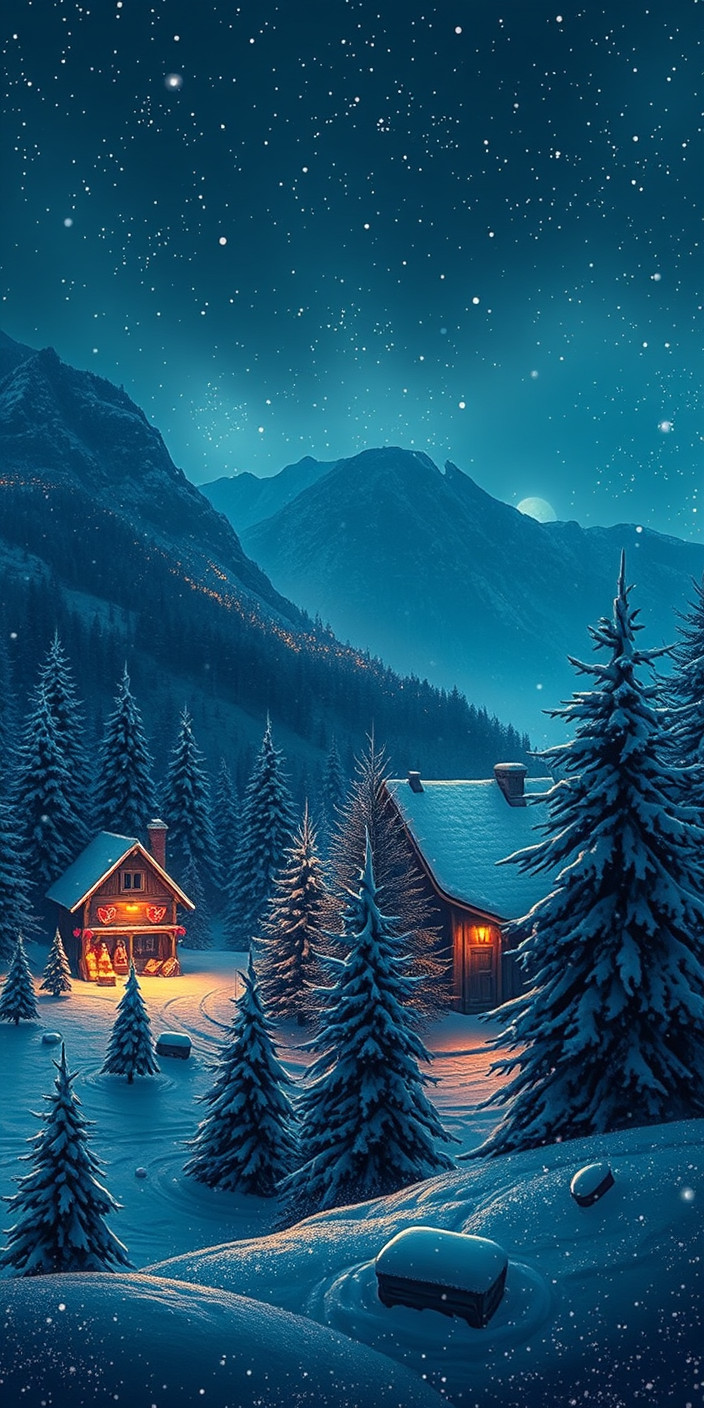 Christmas  for laptop 7 Phone Wallpaper