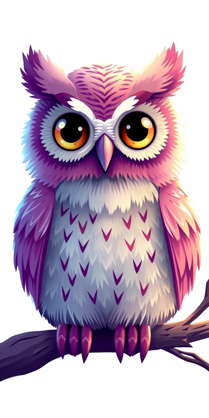 Cute owl 4 Phone Wallpaper