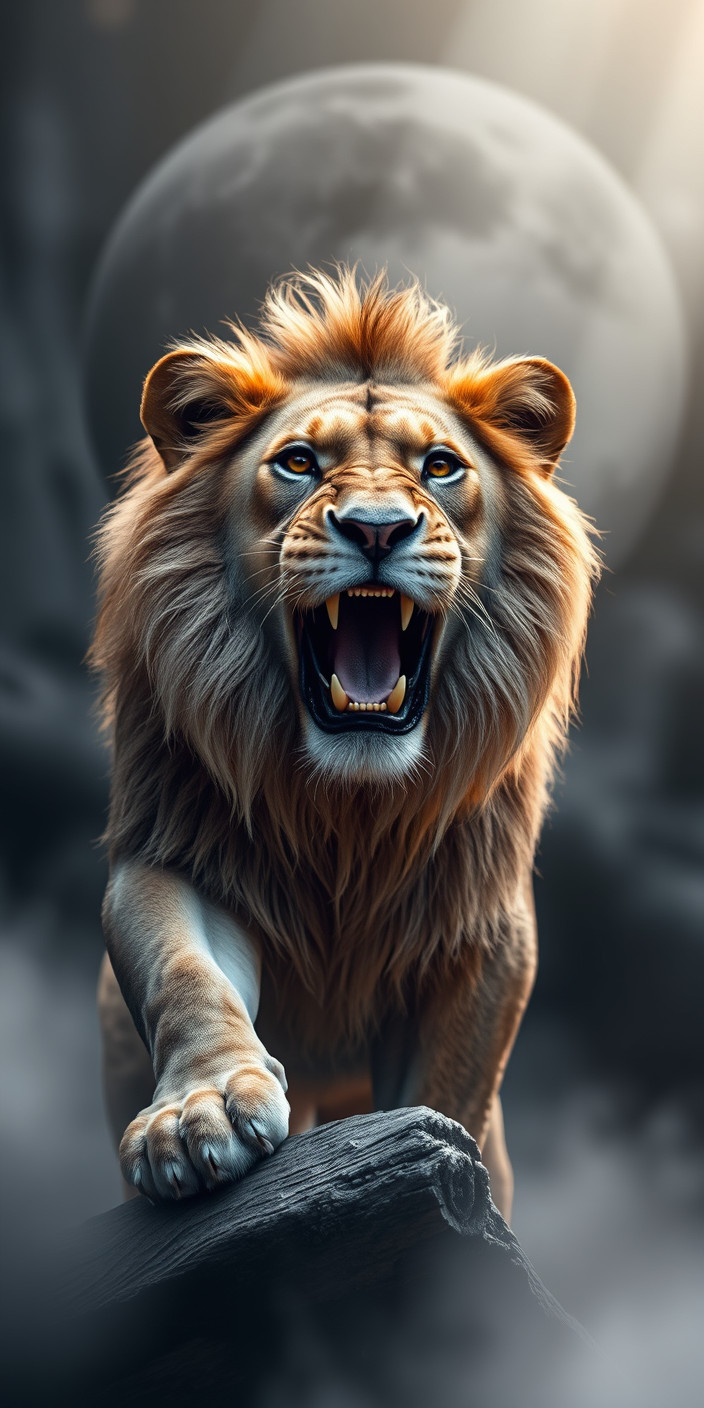 Lion 1 Phone Wallpaper
