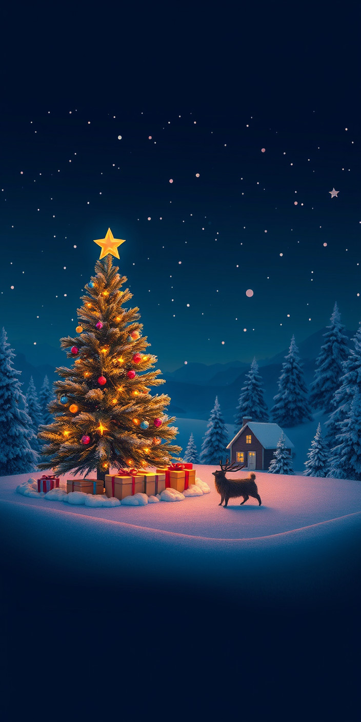 Laptop christmas 5 Phone Wallpaper