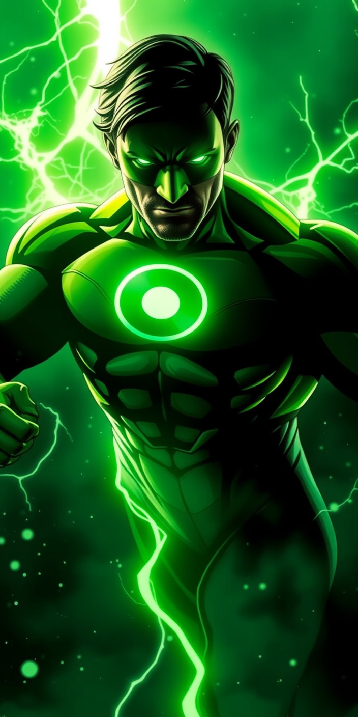 Green lantern 12 Phone Wallpaper