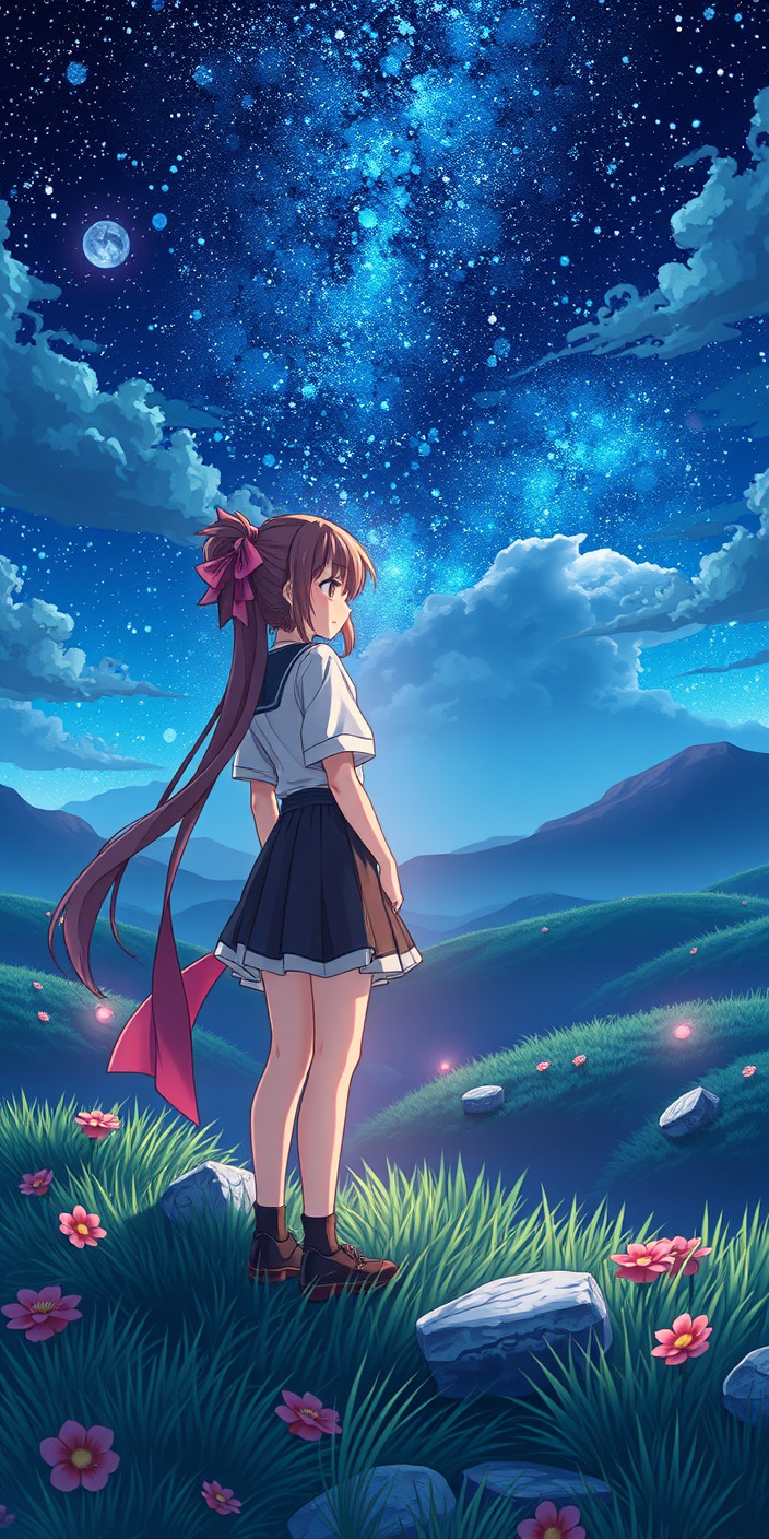 4k  anime 5 Phone Wallpaper