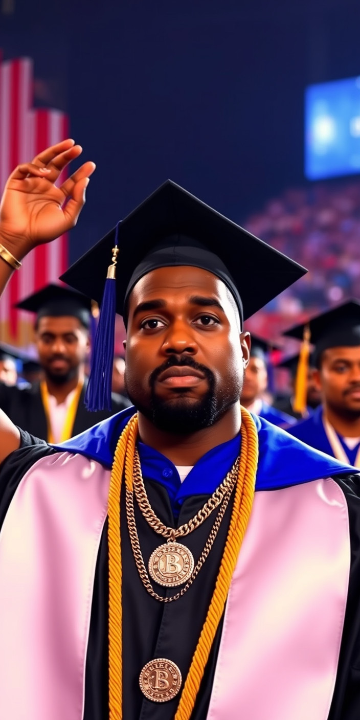 Kanye west graduation 6 Phone Wallpaper