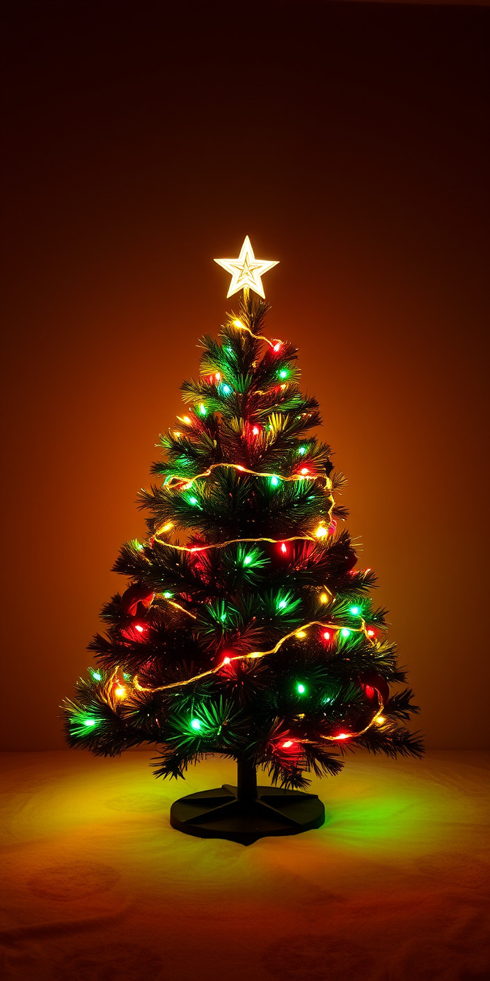 Christmas tree 12 Phone Wallpaper