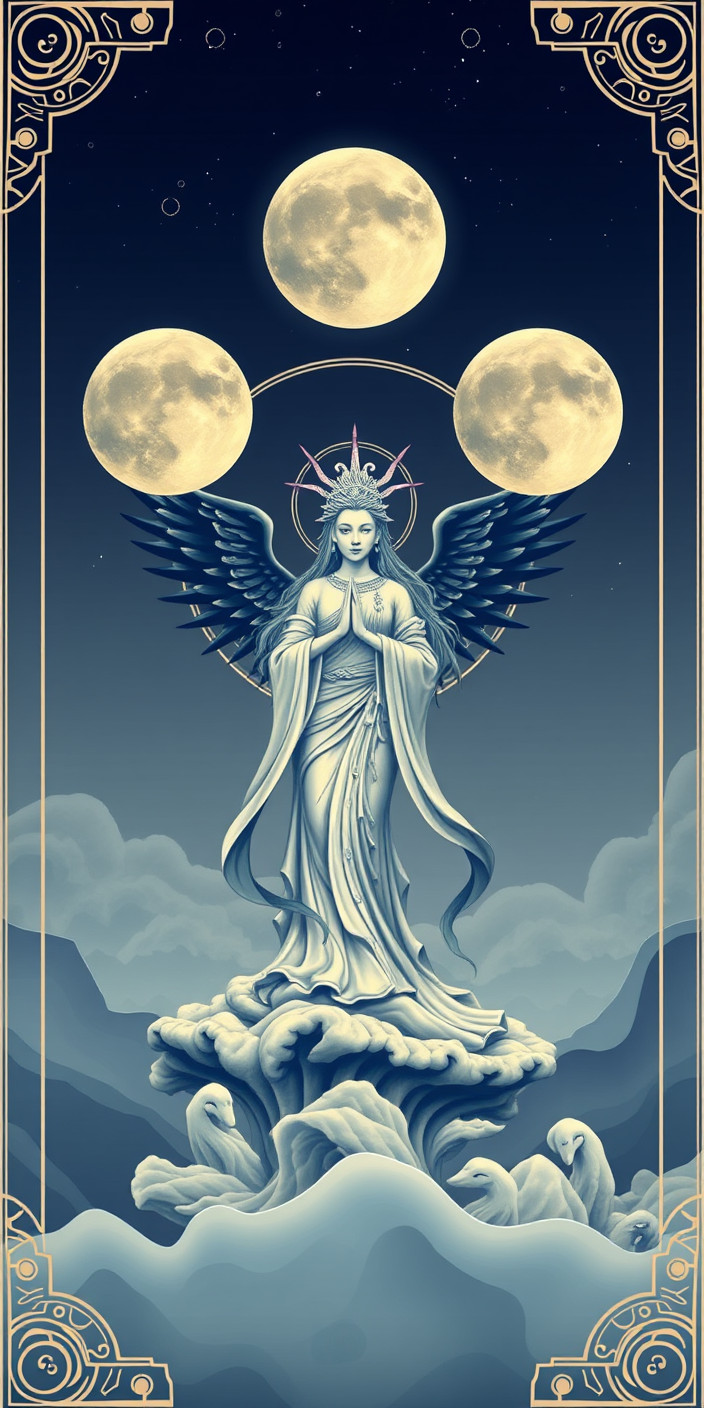 Triple moon goddess 3 Phone Wallpaper