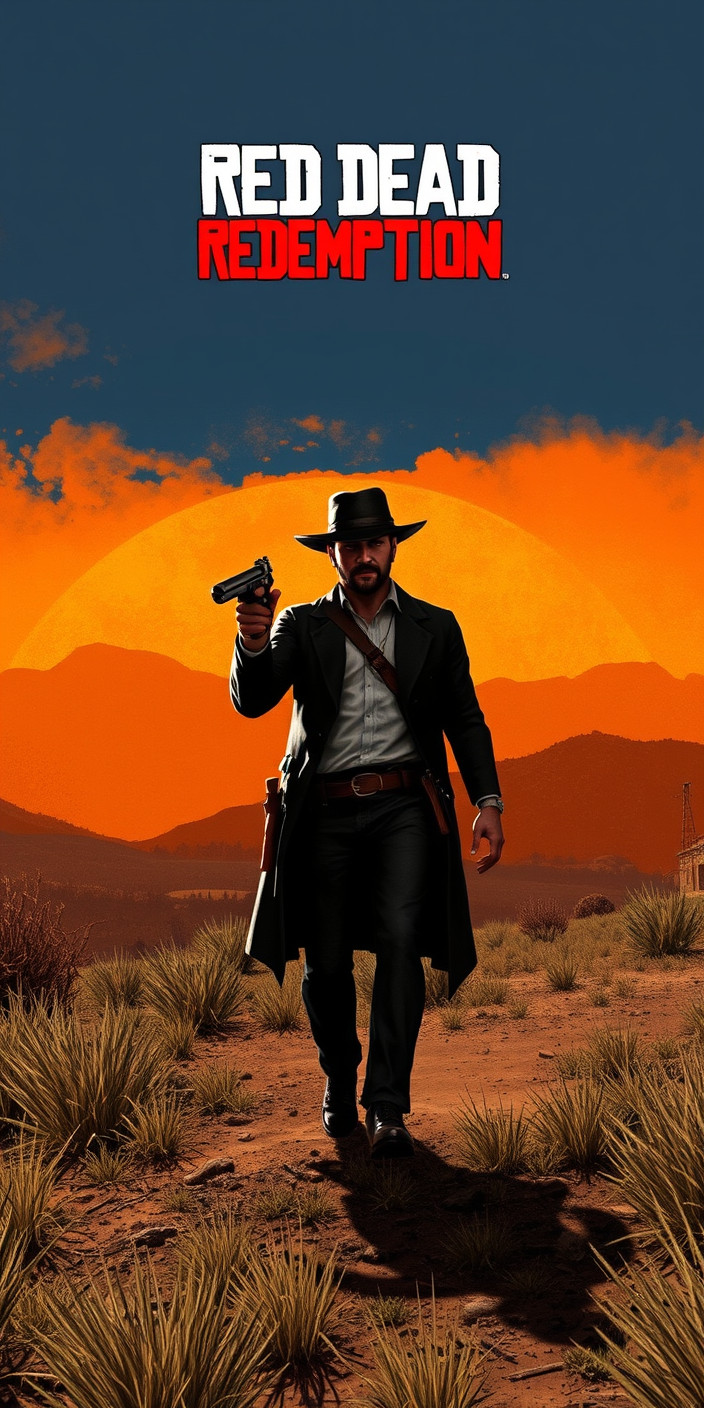 Red dead redemption 8 Phone Wallpaper