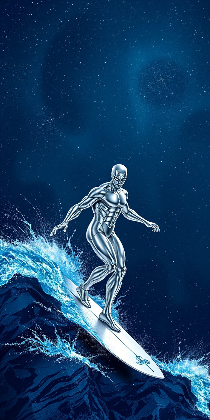 Silver surfer 5 Phone Wallpaper
