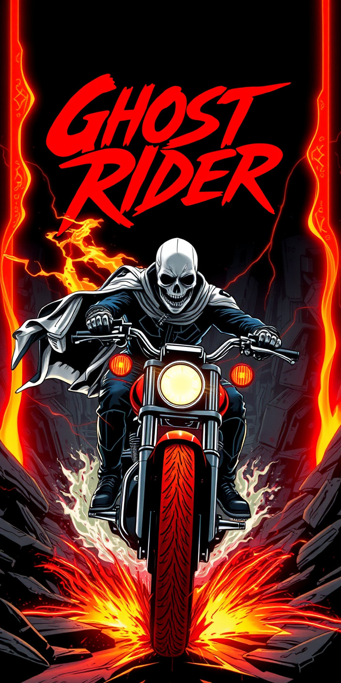 Ghost rider 9 Phone Wallpaper