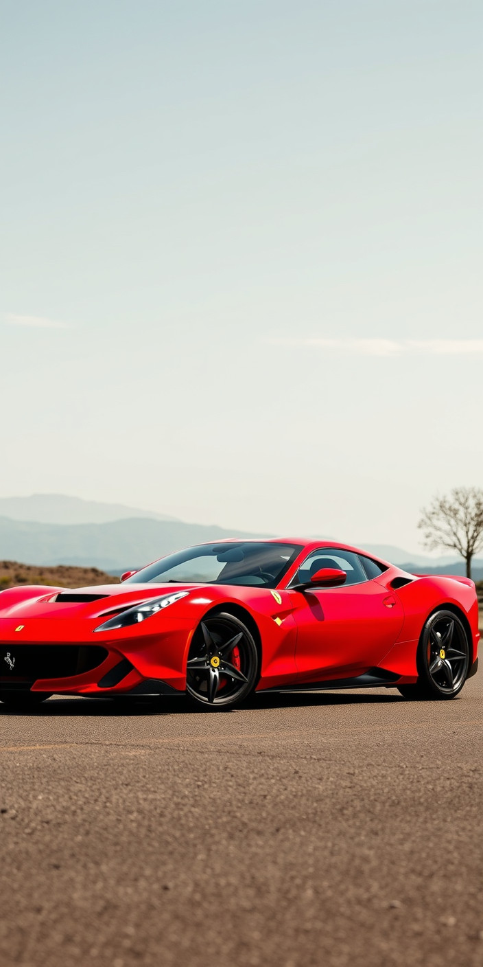 Ferrari 4 Phone Wallpaper