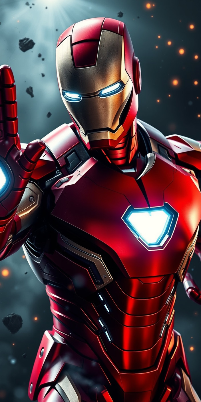 Iron man 8 Phone Wallpaper