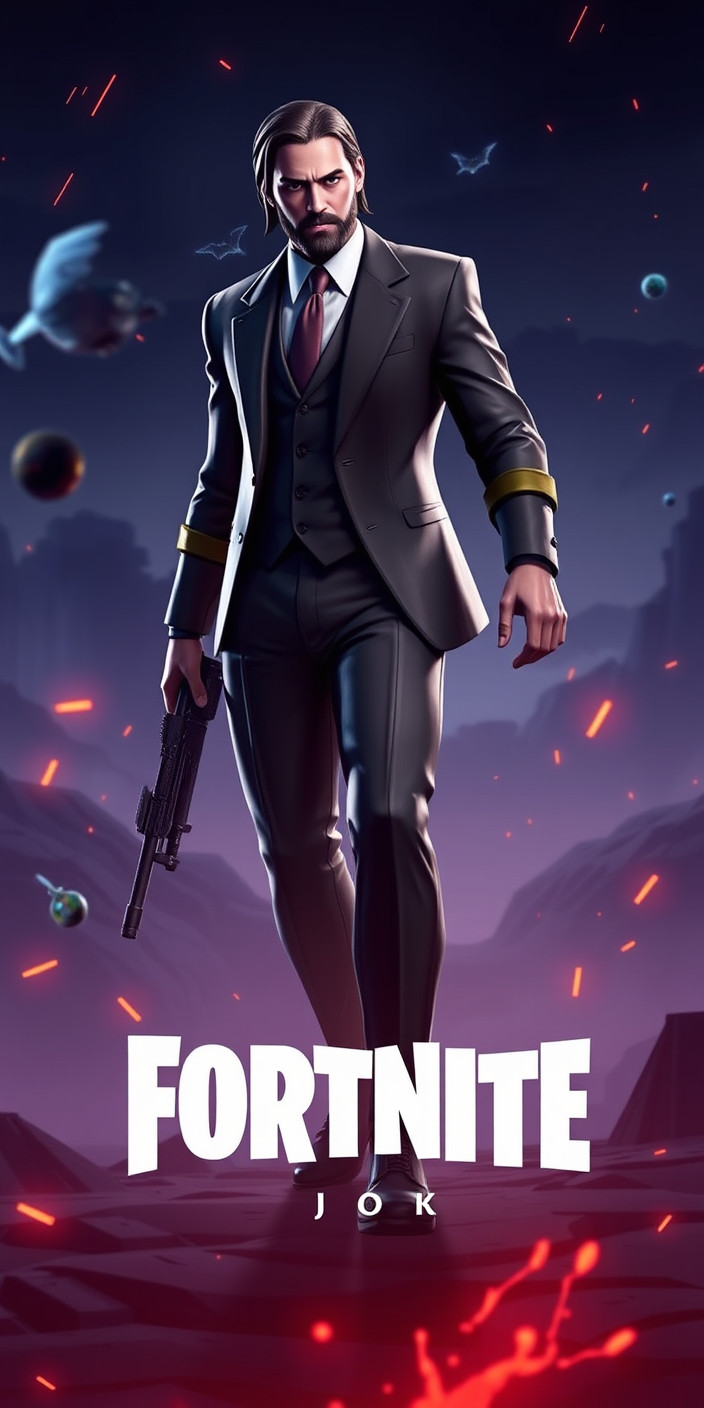 Fortnite john wick 4 Phone Wallpaper