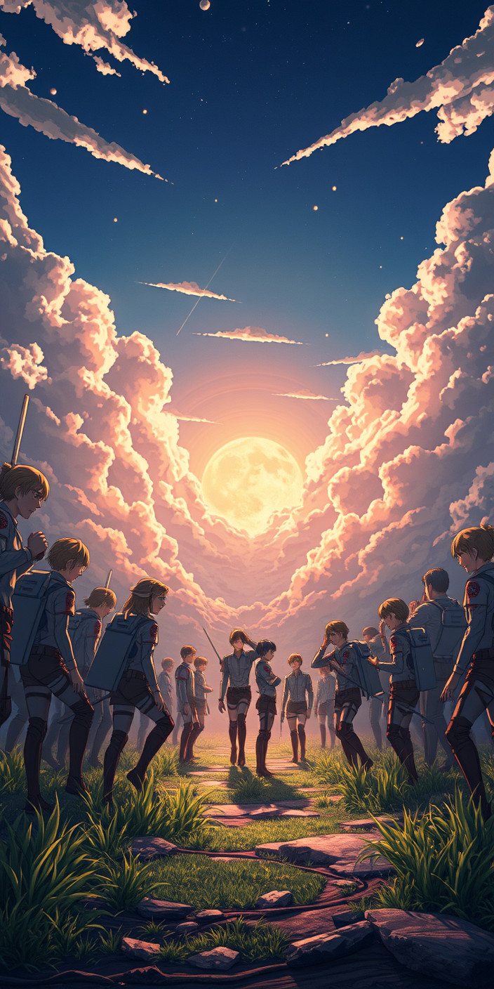 Attack on titan 4k 4 Phone Wallpaper