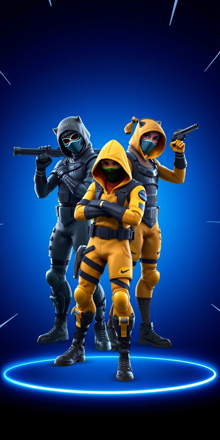 Fortnite skins 9 Phone Wallpaper