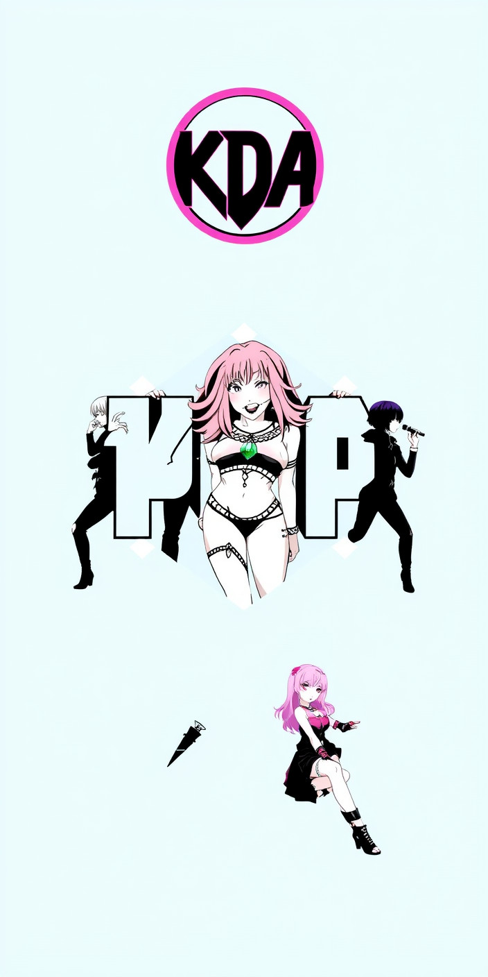 Kda pop stars 4 Phone Wallpaper