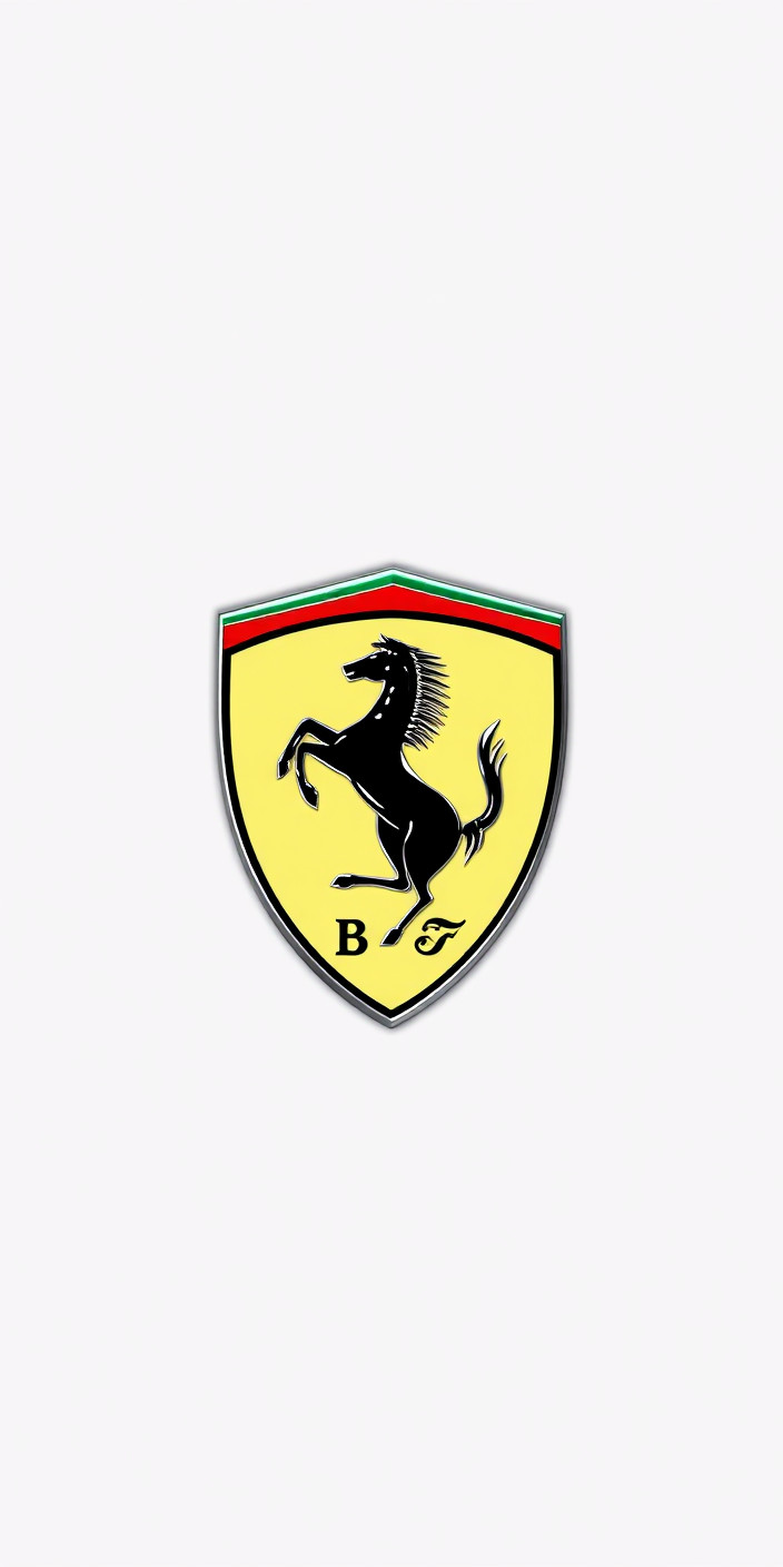 Ferrari logo 3 Phone Wallpaper