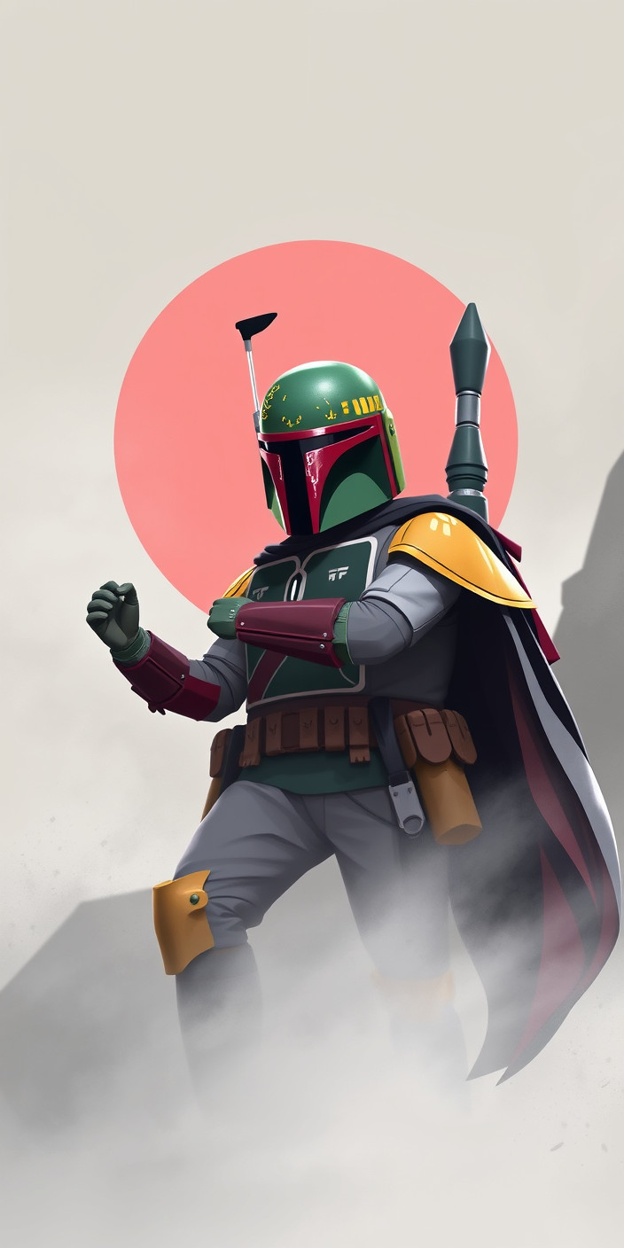 Boba fett 8 Phone Wallpaper