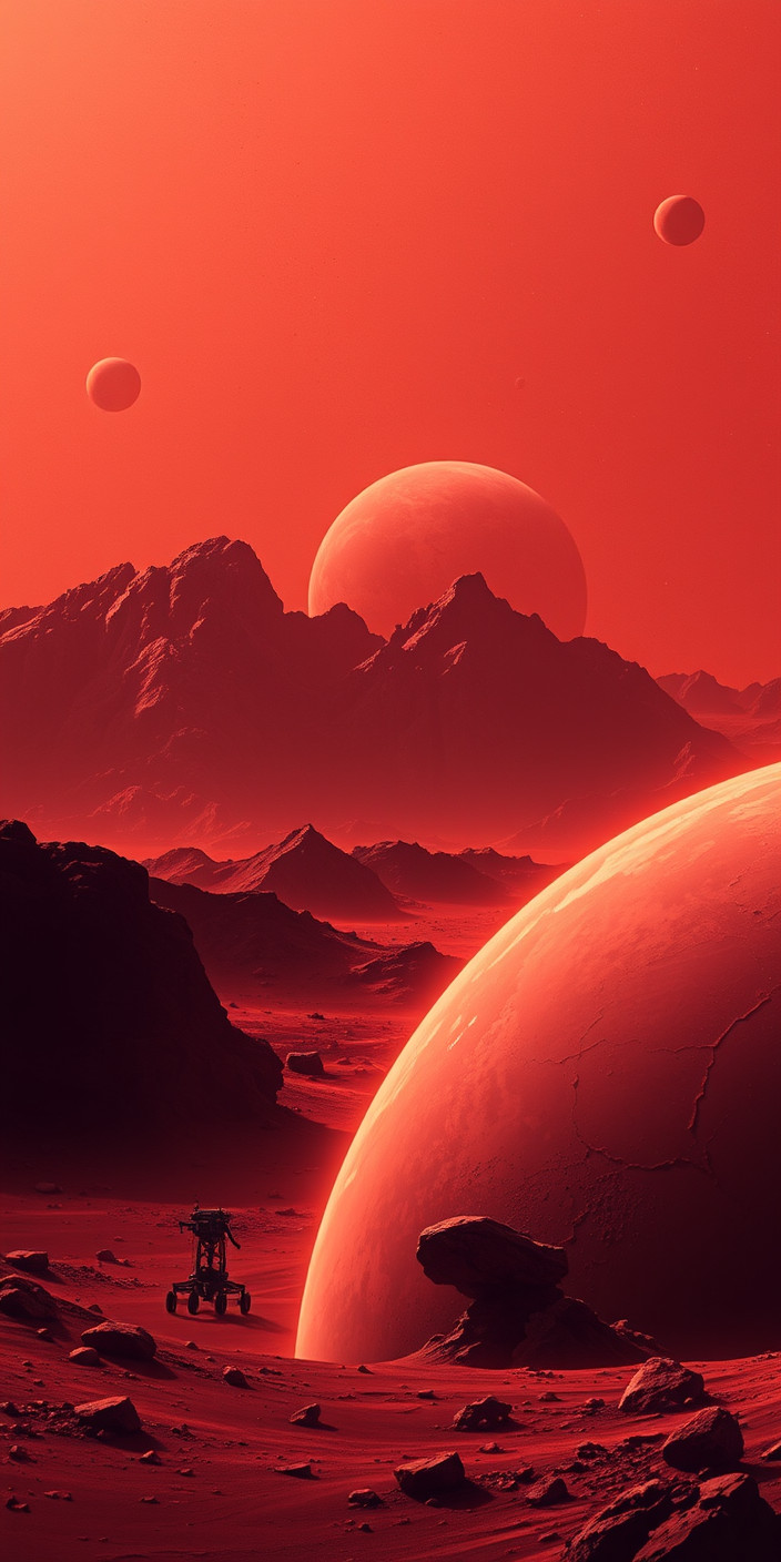 Mars 6 Phone Wallpaper