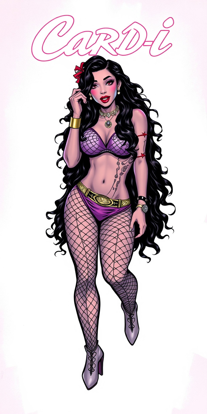 Cardi b 8 Phone Wallpaper