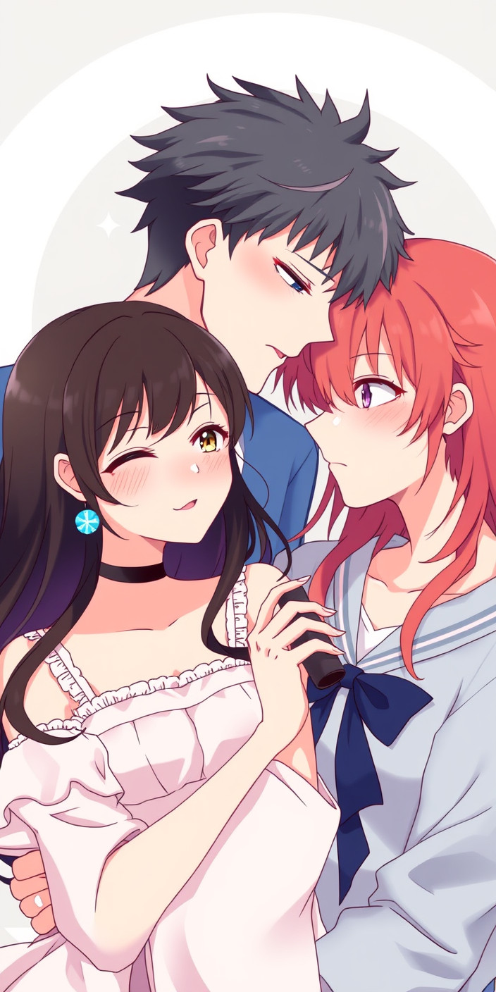 Anime couples 5 Phone Wallpaper