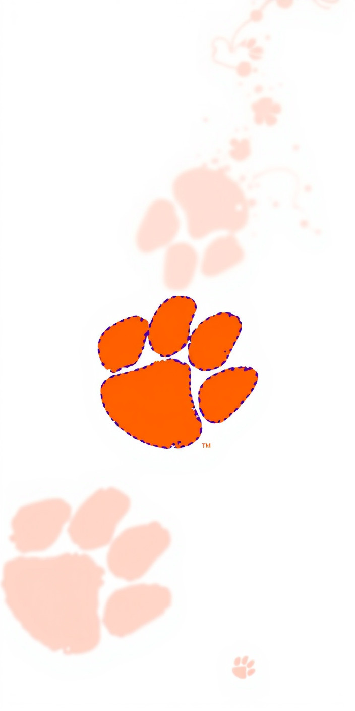 Clemson 1 Phone Wallpaper