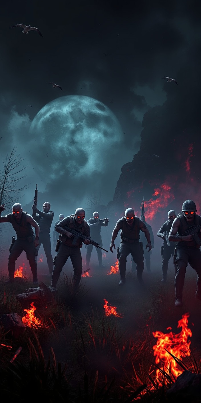 Cod zombies 7 Phone Wallpaper