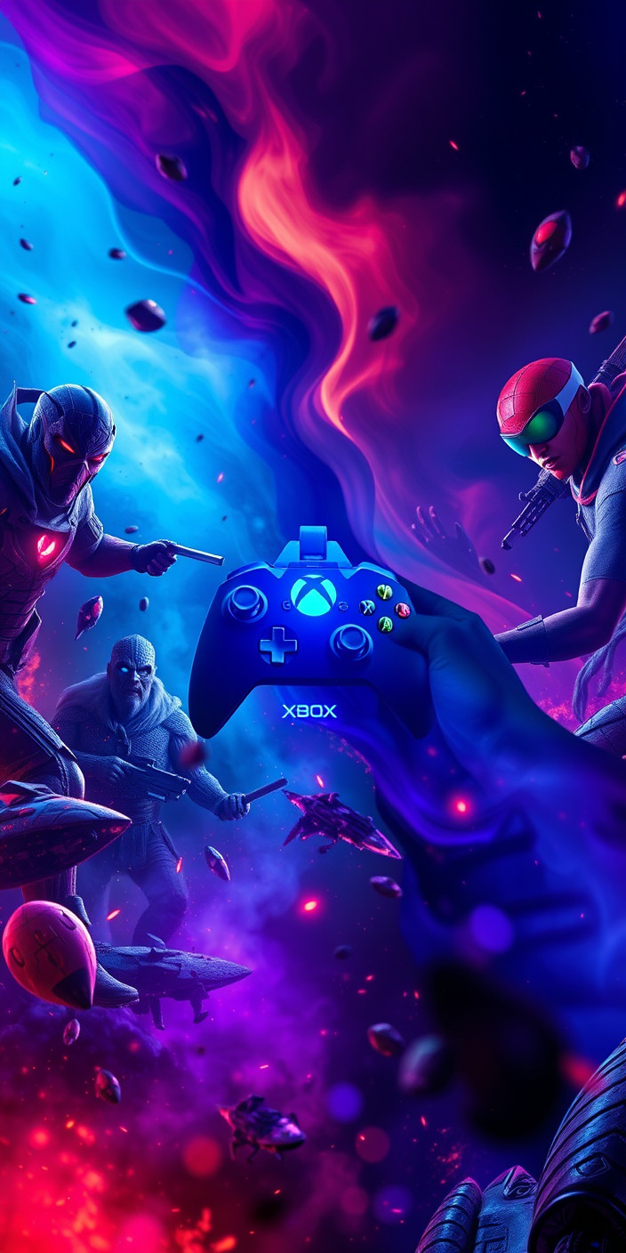 Xbox gaming 4 Phone Wallpaper