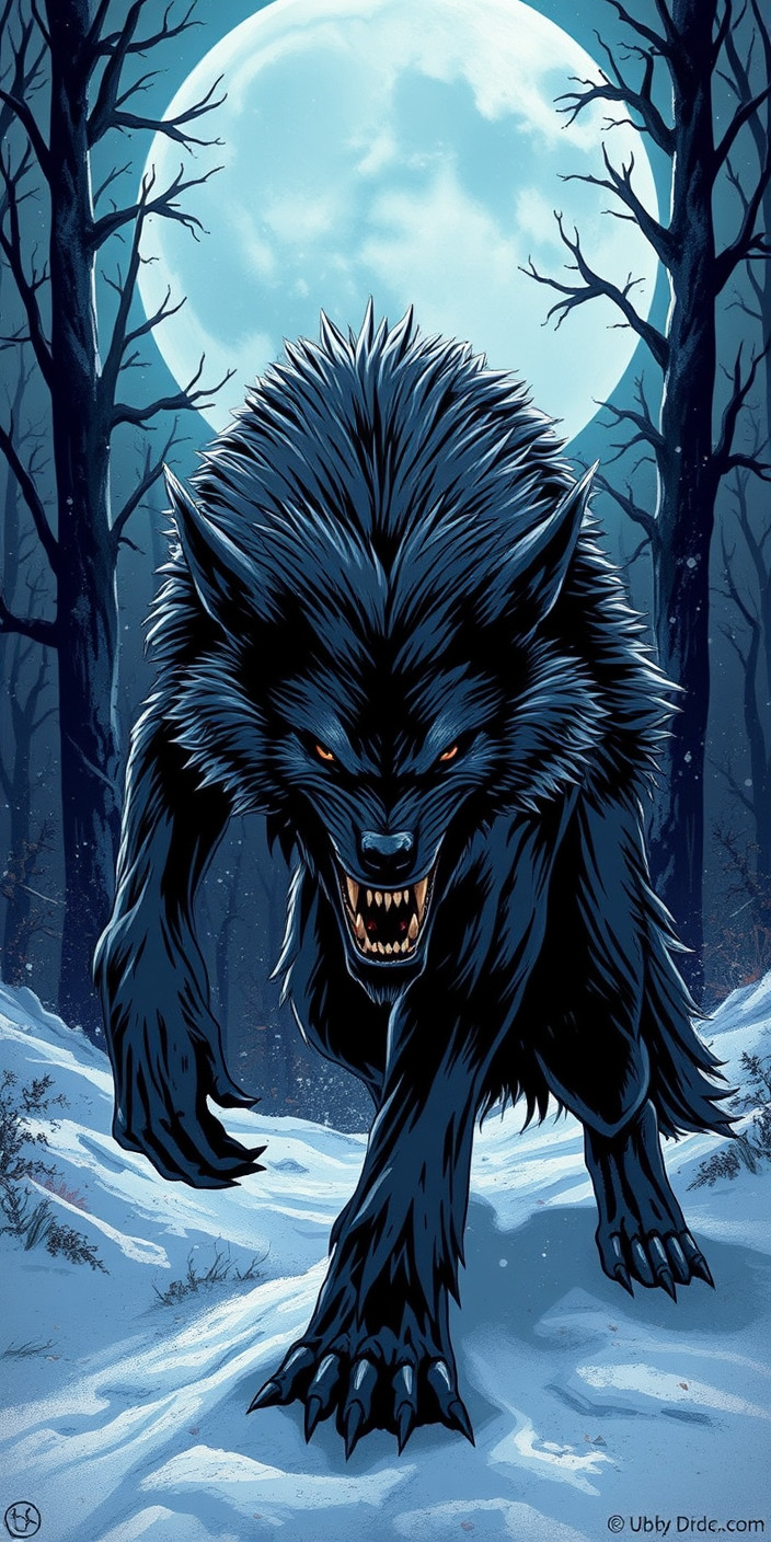 Werewolf 12 Phone Wallpaper