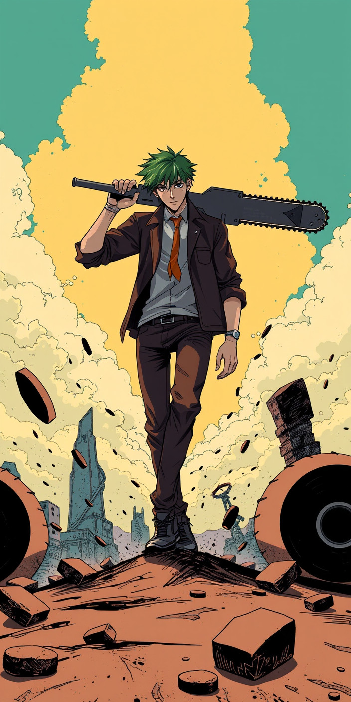 Chainsaw man 5 Phone Wallpaper