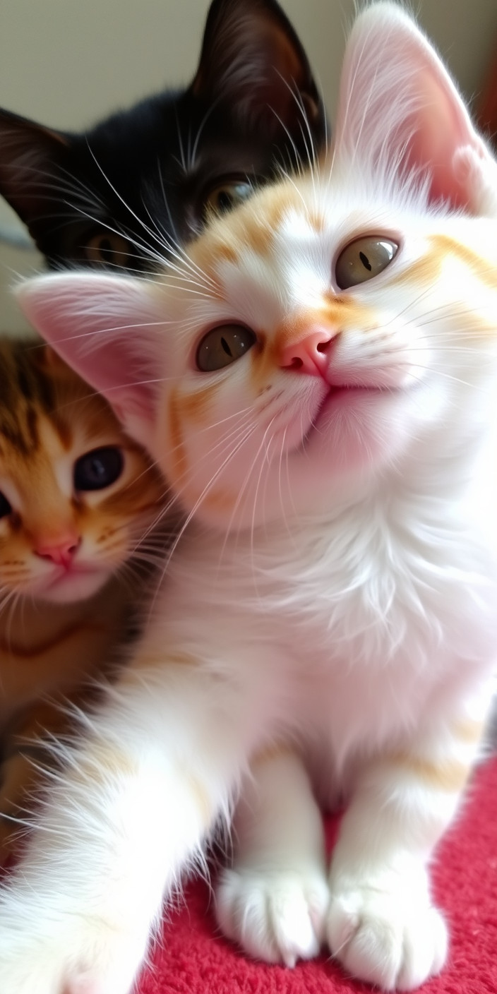 Cute cats 8 Phone Wallpaper