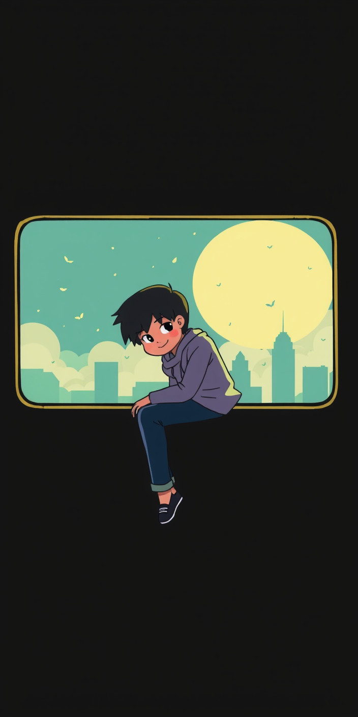 Indie kid 1 Phone Wallpaper