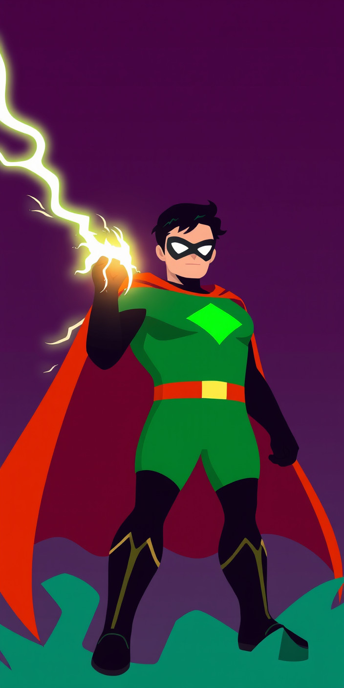 Superhero 5 Phone Wallpaper