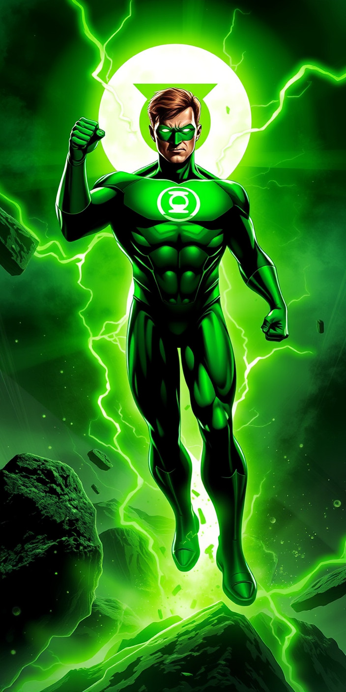 Green lantern 11 Phone Wallpaper
