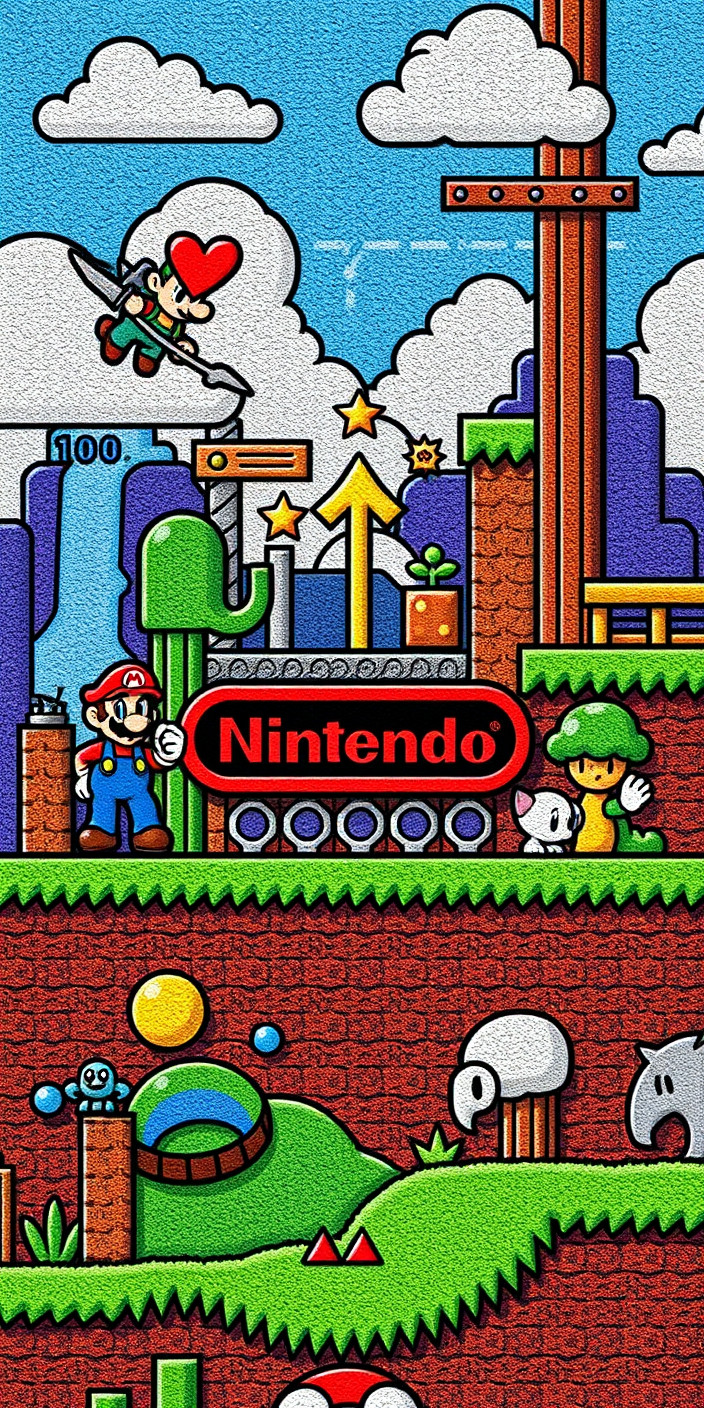 Nintendo 12 Phone Wallpaper
