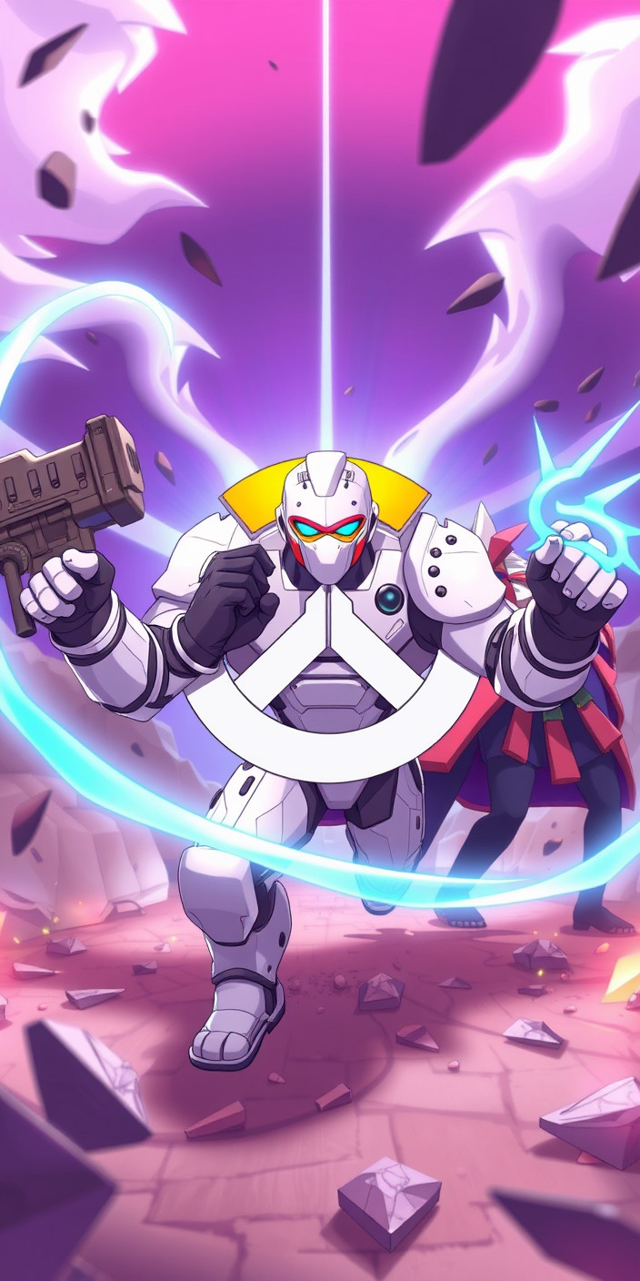 Overwatch anime 5 Phone Wallpaper
