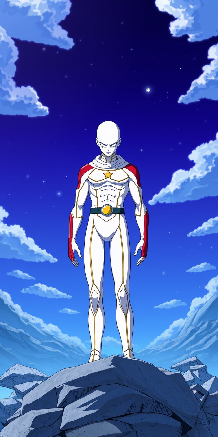 Saitama 8 Phone Wallpaper