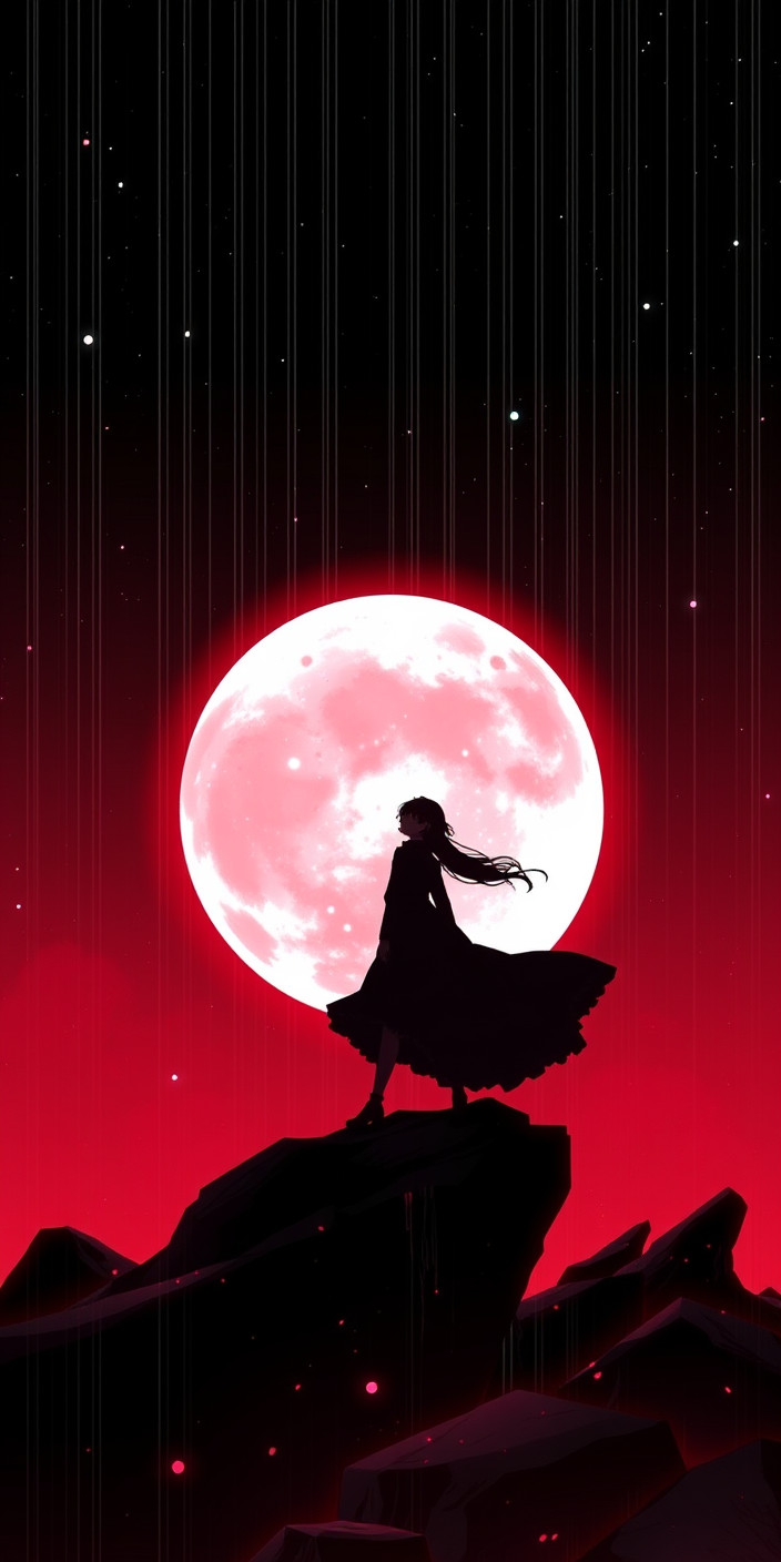 Kizumonogatari 12 Phone Wallpaper
