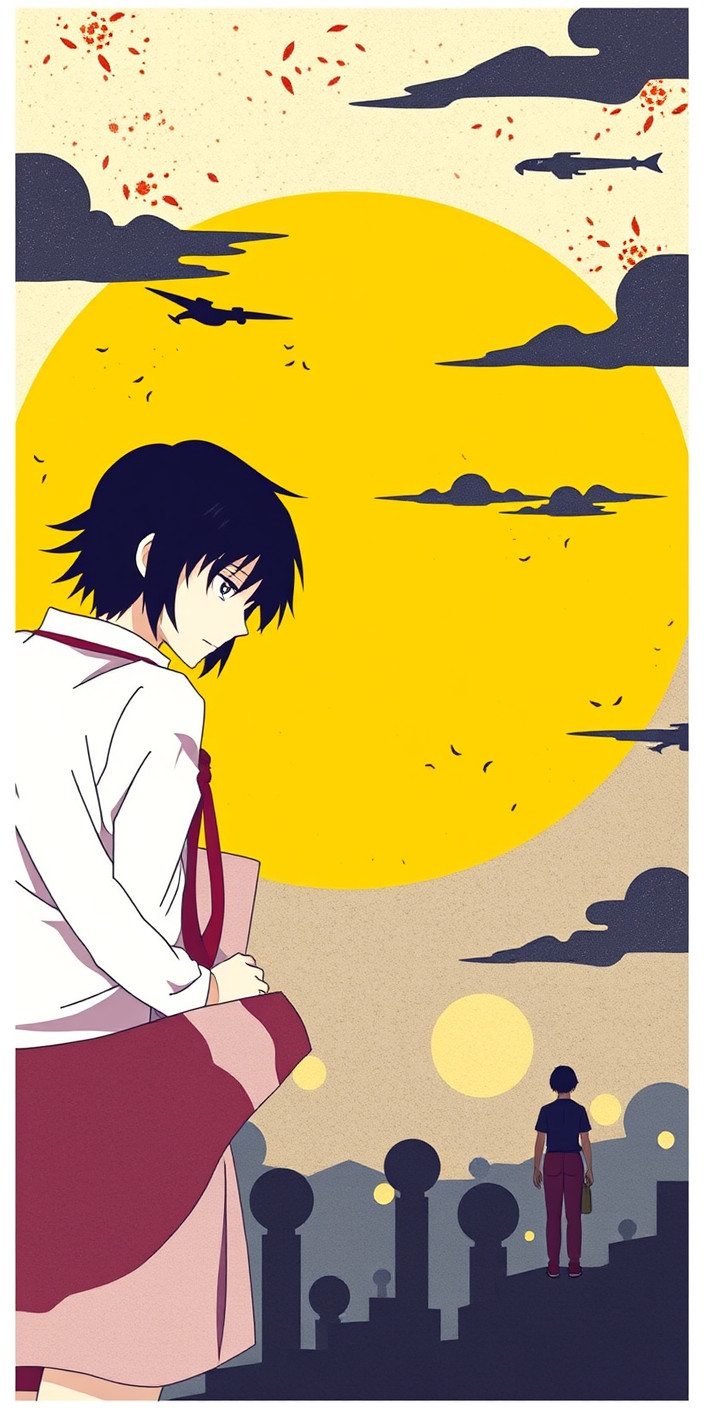 Monogatari 13 Phone Wallpaper