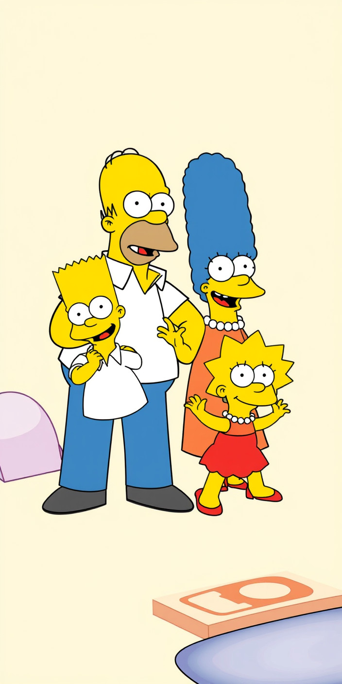 Simpsons 3 Phone Wallpaper