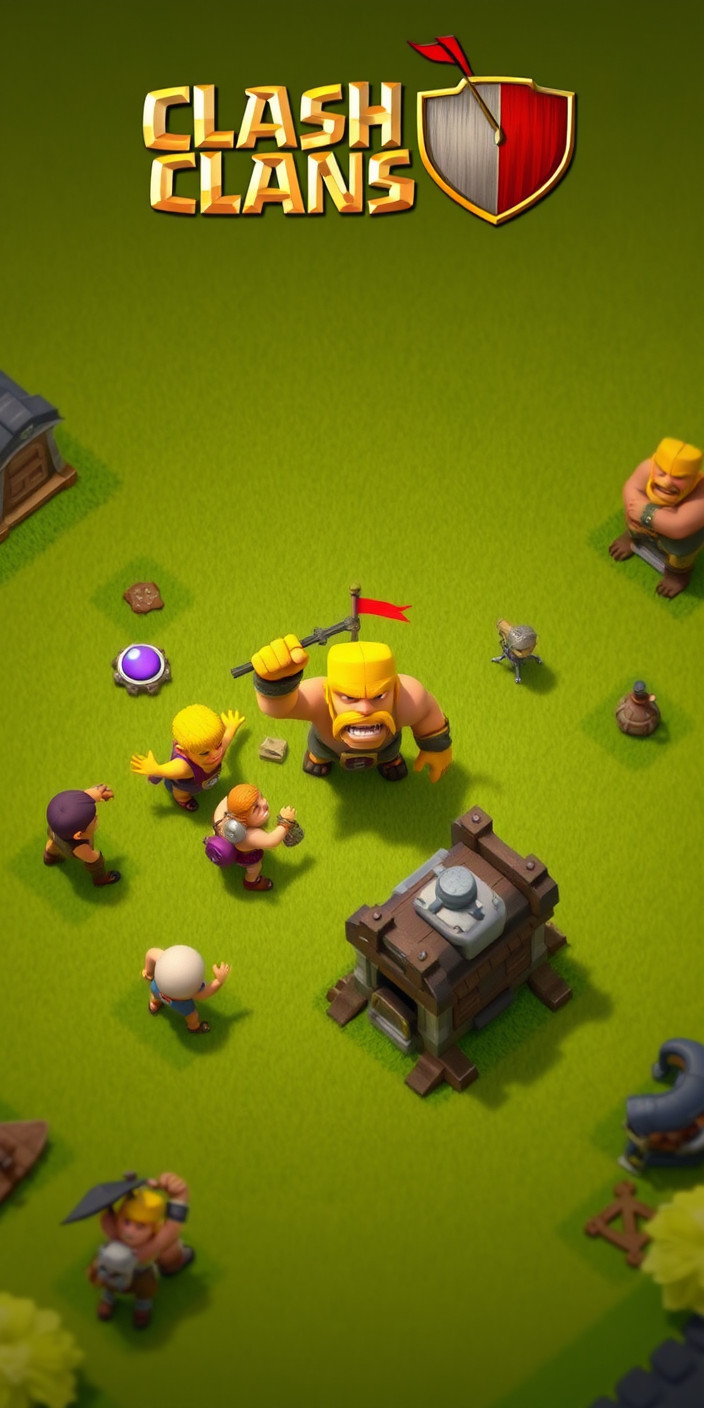 Clash of clans clash of clans 3 Phone Wallpaper