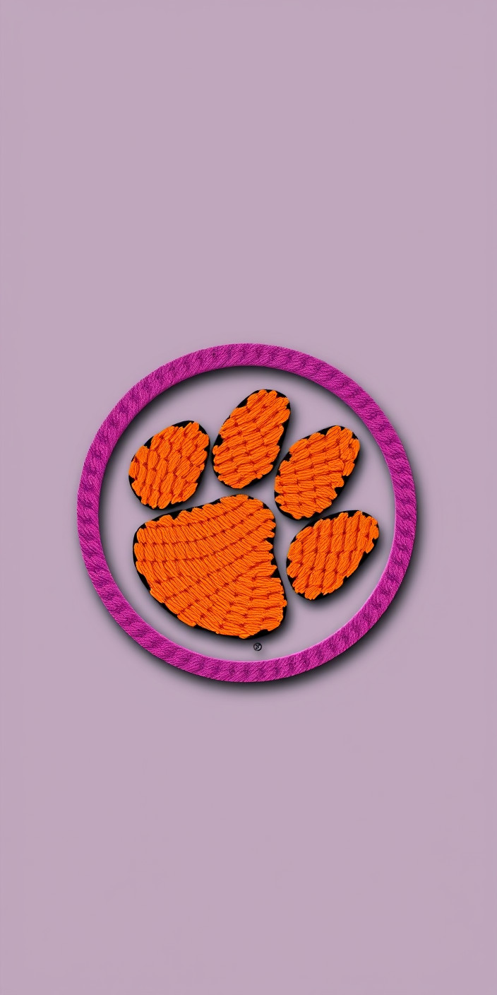 Clemson 5 Phone Wallpaper