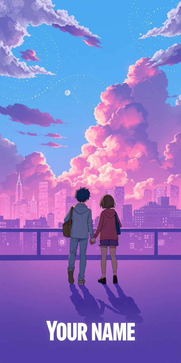 Your name 6 Phone Wallpaper