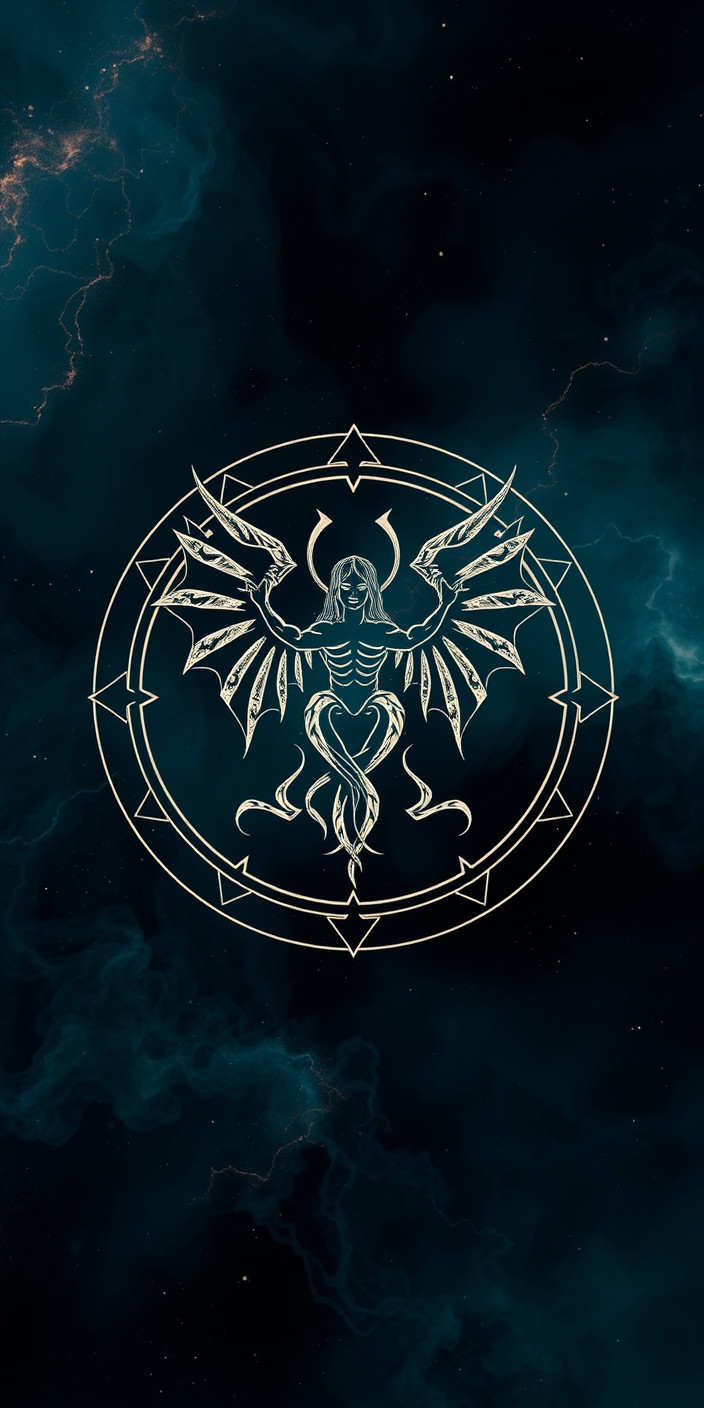 Sigil of lucifer 5 Phone Wallpaper