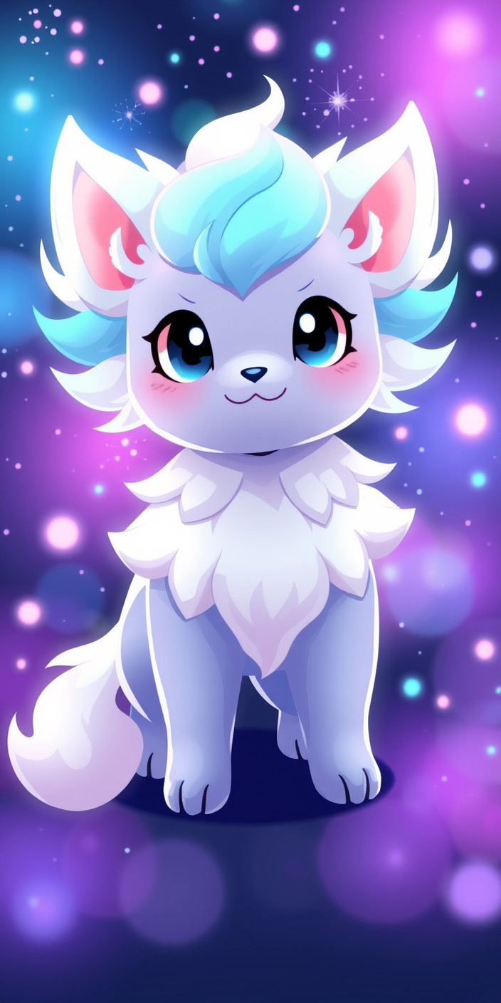 Alolan vulpix 7 Phone Wallpaper