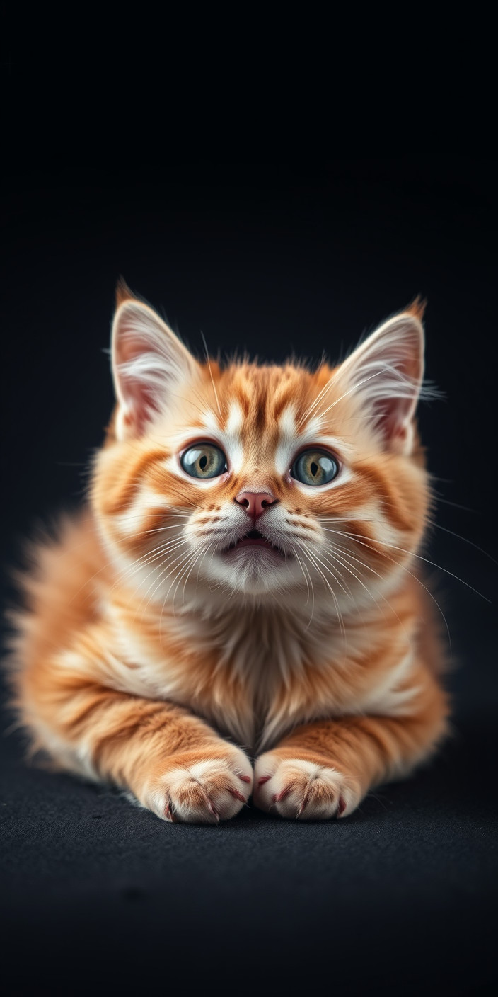 Funny cat 4 Phone Wallpaper