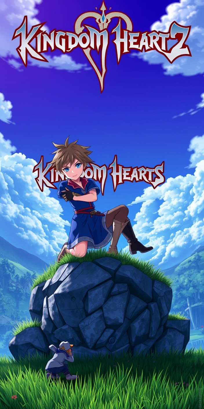 Kingdom hearts 2 8 Phone Wallpaper