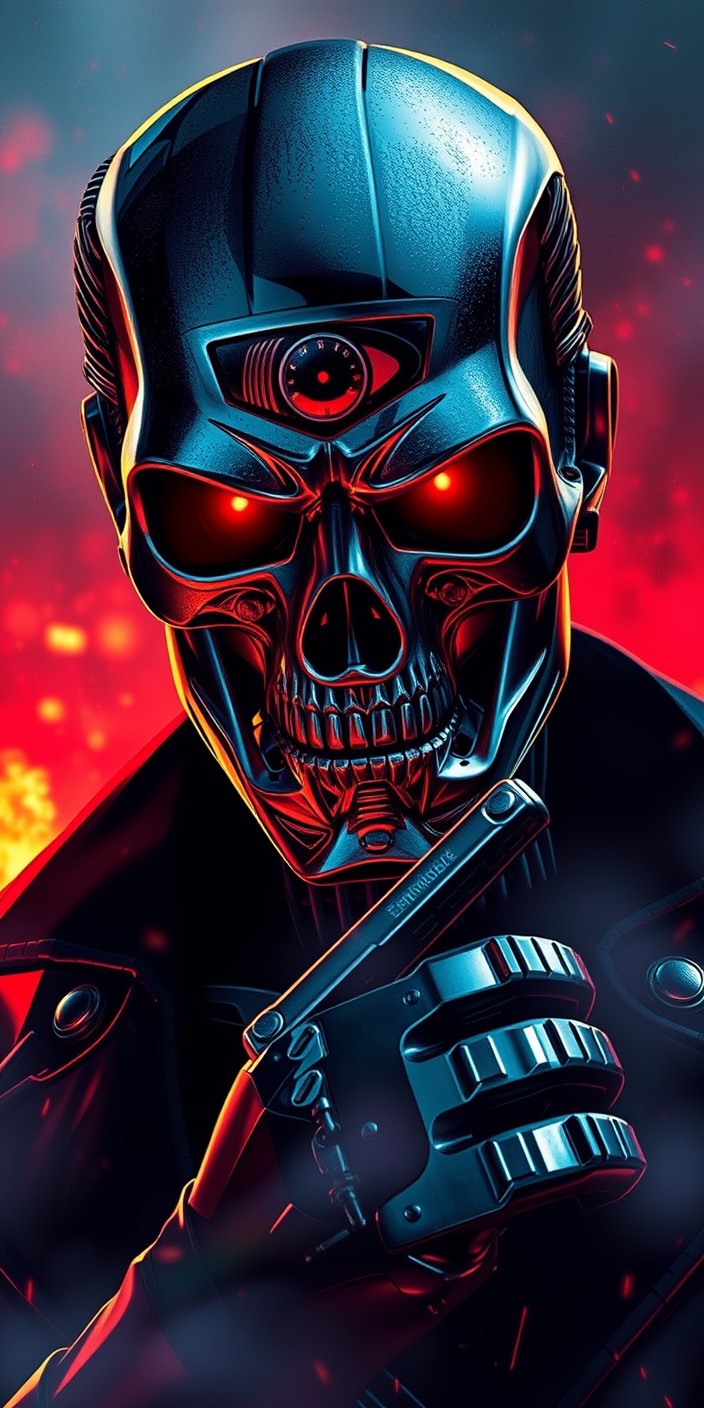 Terminator 14 Phone Wallpaper