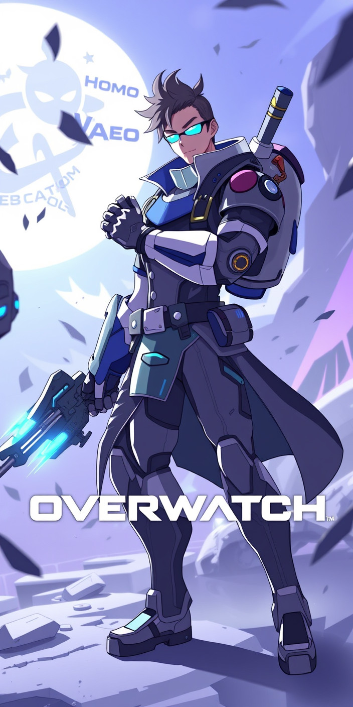 Overwatch anime 9 Phone Wallpaper