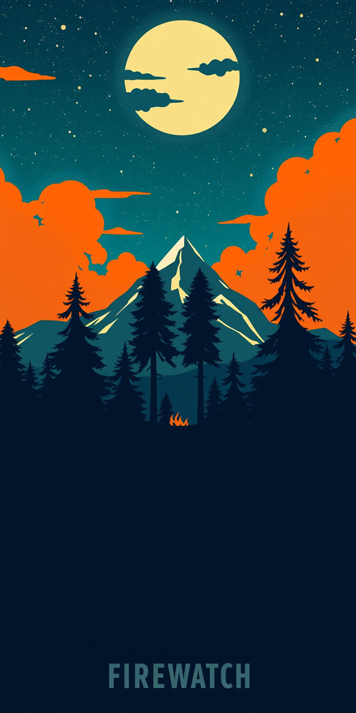Firewatch 13 Phone Wallpaper